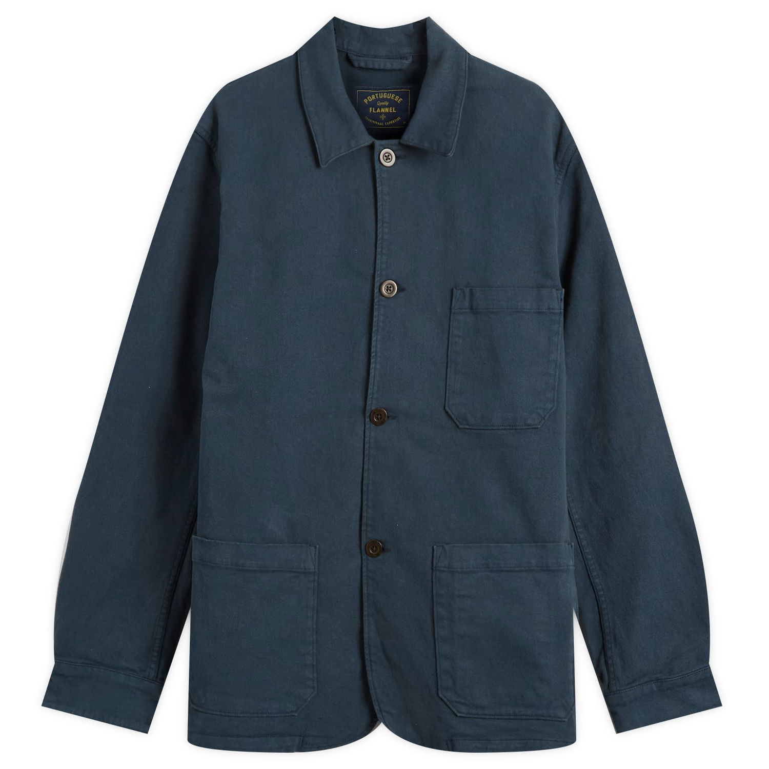 Jakna Portuguese Flannel Labura Chore Jacket, Size Small Modra | AW25007-NVY, 1