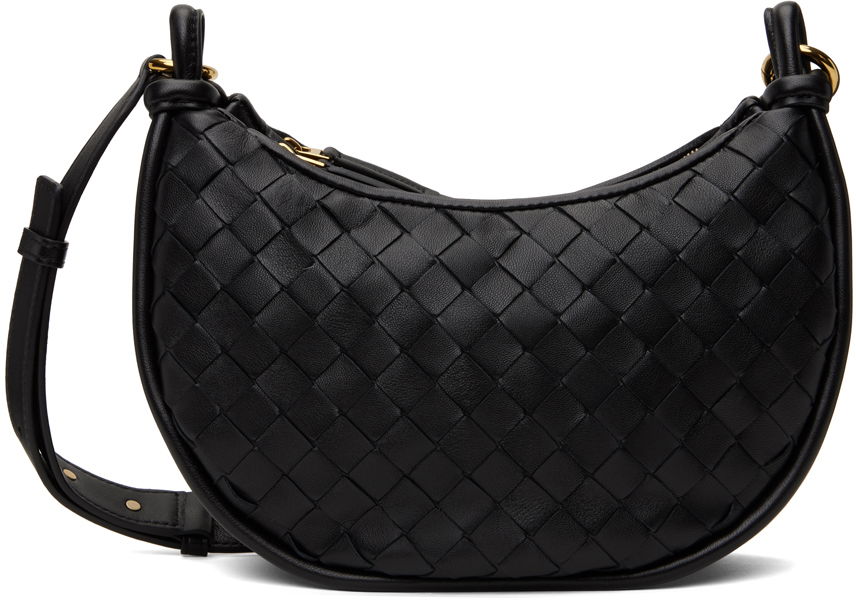 Torba za čez ramo Bottega Veneta Gemelli Multipocket Bag Črna | 796638 V1W51, 0