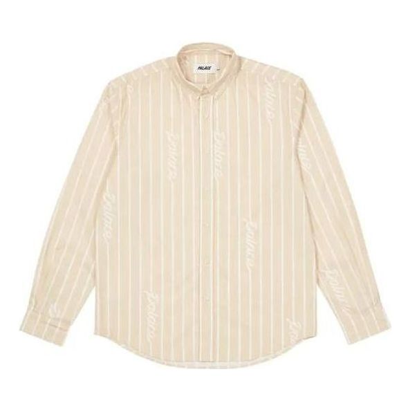 Srajce Palace Palace Hand Stripe Shirt Bež | P23SHT015