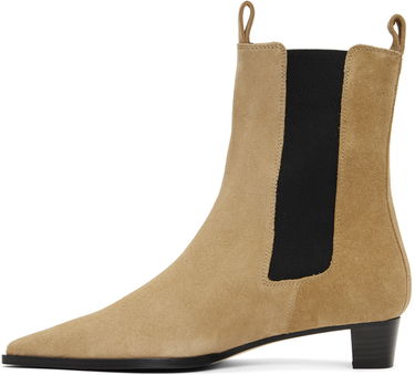 Oblačila Aeyde Aeyde Kiki Suede Chelsea Boots Bež | A11-AB-PLYP30BL124-FW24-974-022, 2