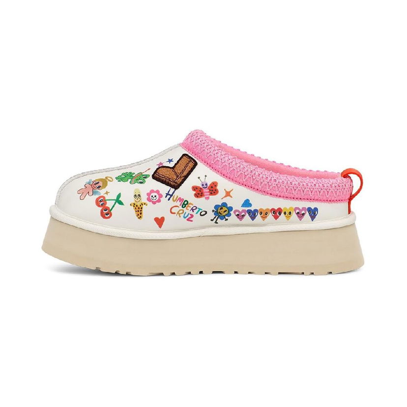 Superge in čevlji UGG Tazz Slipper Humberto Cruz Pop Sketch Roza | 1155751-WHT