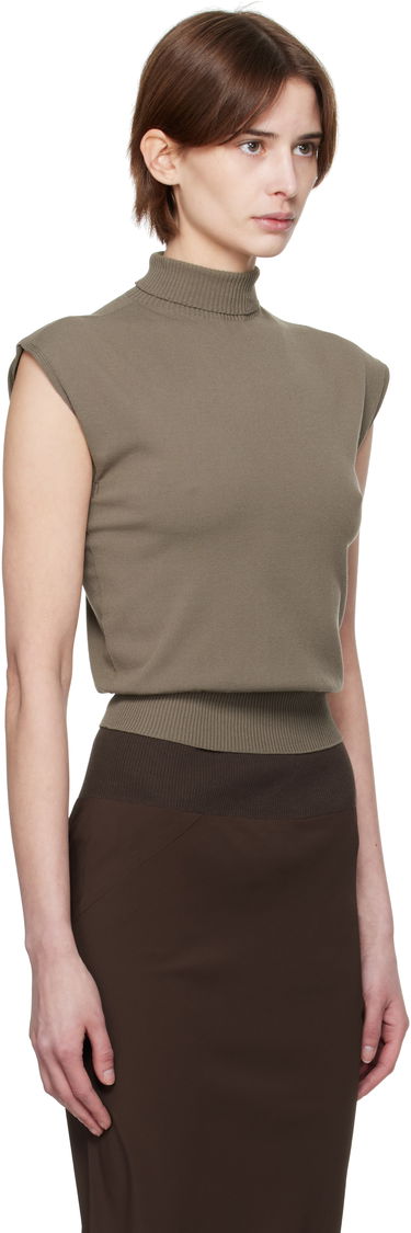 Krila Rick Owens Rick Owens Hollywood SL Turtleneck Top Zelena | RP01E7606 VI, 4