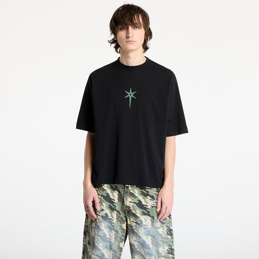 Majica Marcelo Burlon Marcelo Burlon County Goth Boxy T-Shirt Črna | CMAA05AS25JER0031052