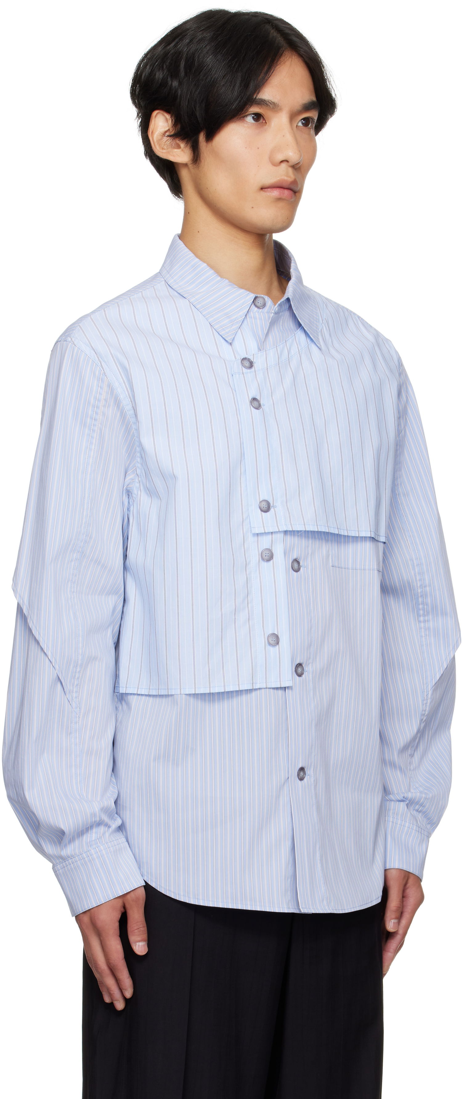 Srajce Andersson Bell Andersson Bell Layered Stripe Shirt Modra | atb1338m, 1