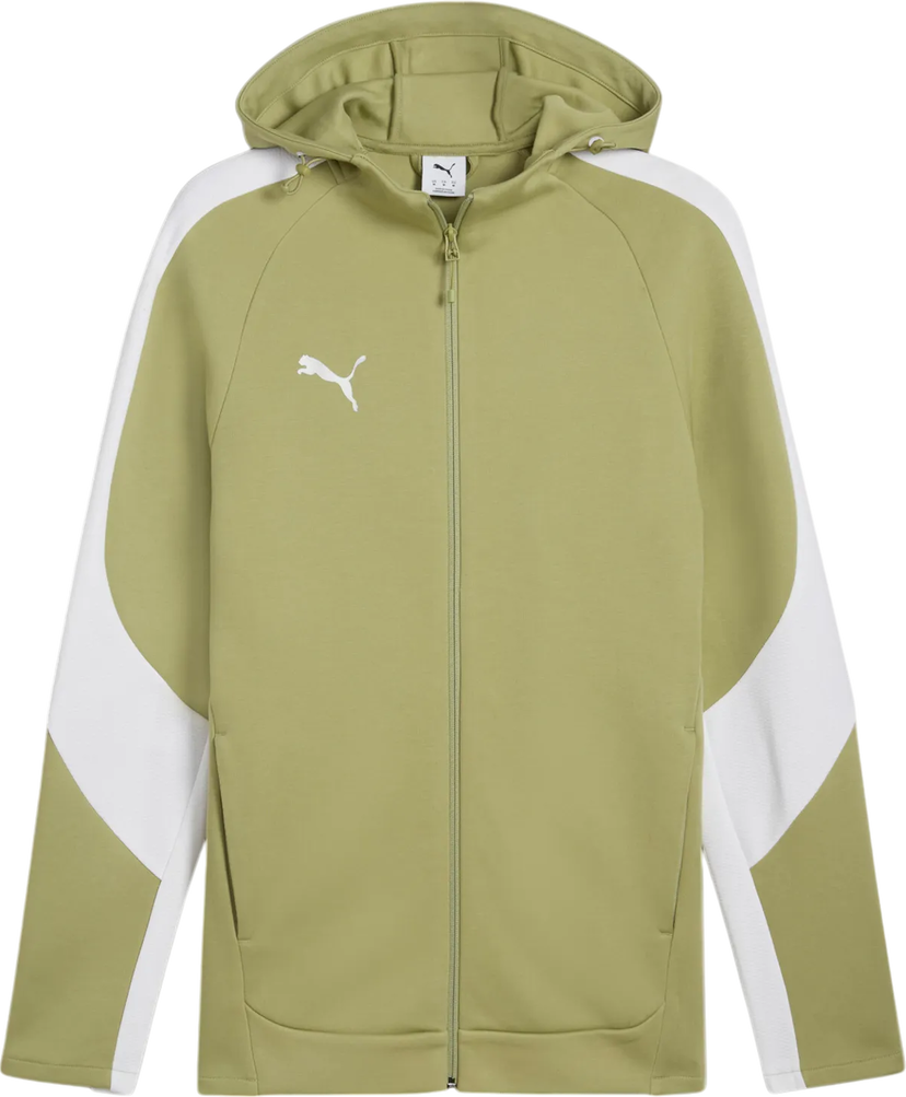 Pulover Puma teamEVOSTRIPE Hooded Jacket Zelena | 659947-40
