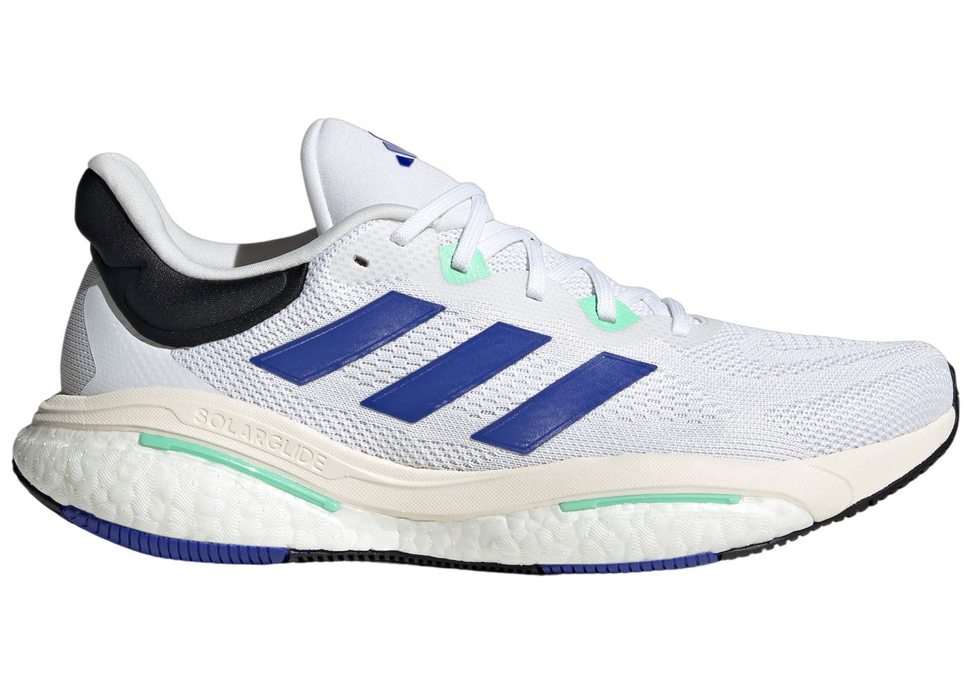 Superge in čevlji adidas Performance Solarglide 6 Cloud White Lucid Blue Pulse Mint Bela | GV9152, 0