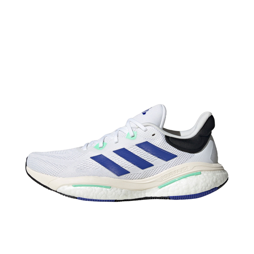 Superge in čevlji adidas Performance Solarglide 6 Cloud White Lucid Blue Pulse Mint Bela | GV9152