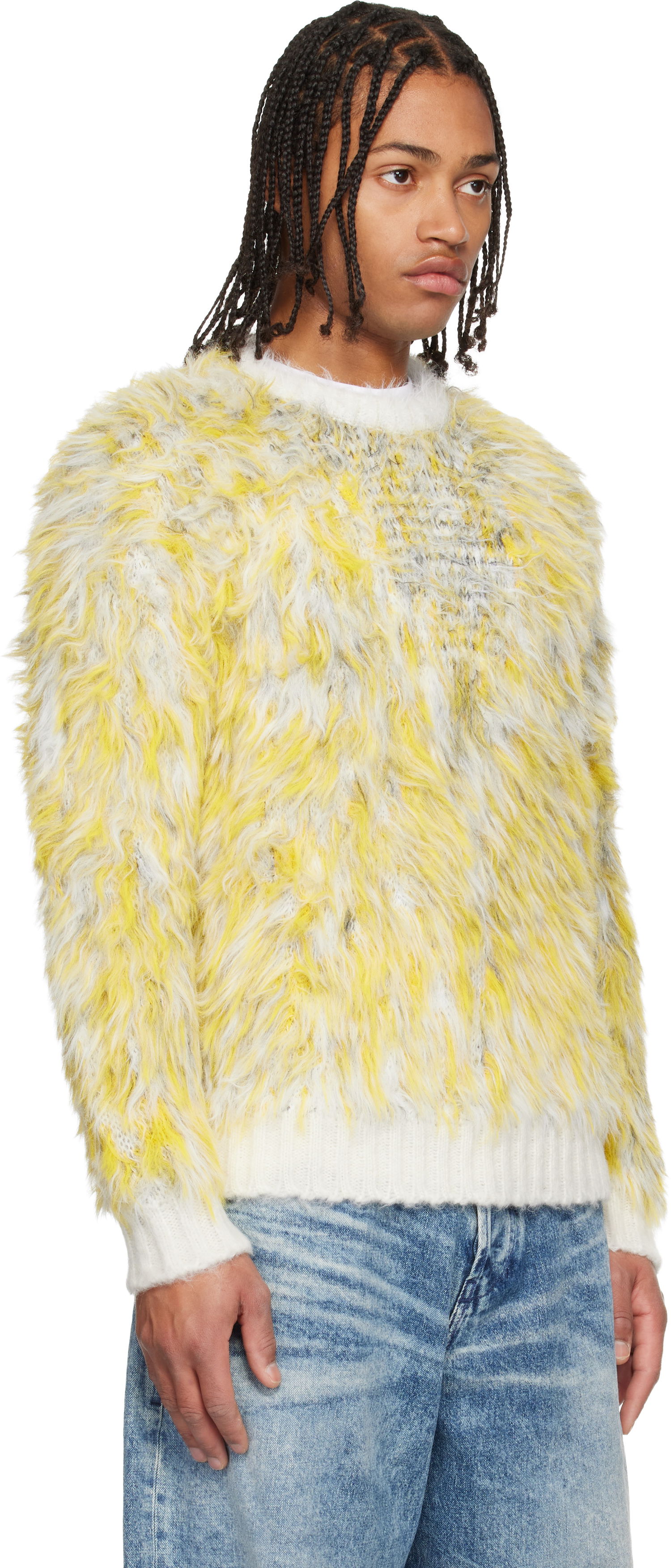 Pleteni pulover Diesel Shaggy Knit K-Allen Sweater Večbarvna | A21438-0EGCD-900A, 1