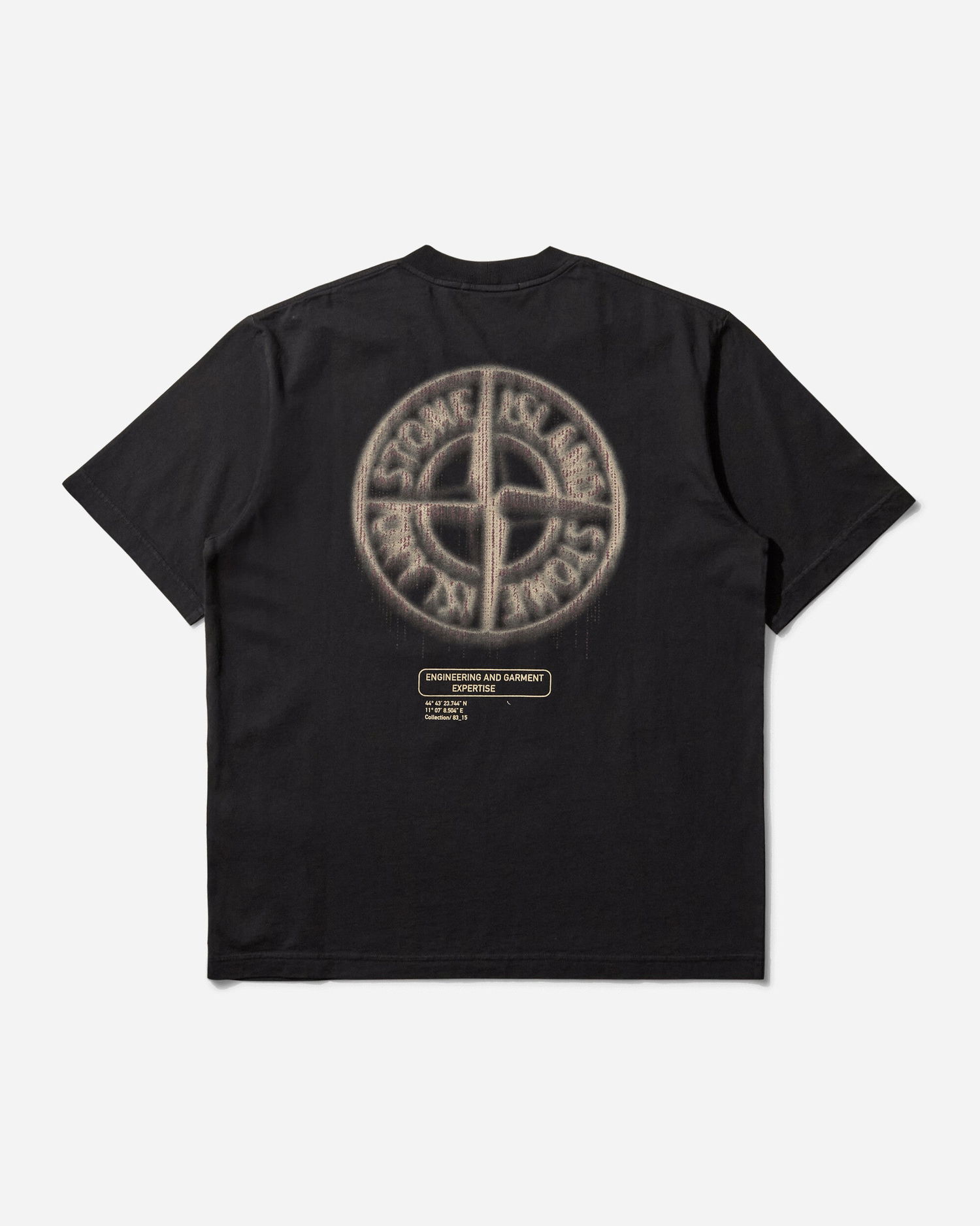 Majica Stone Island Bleeding Numbers T-Shirt Črna | K2S15-2100037-S0197 V0029, 0
