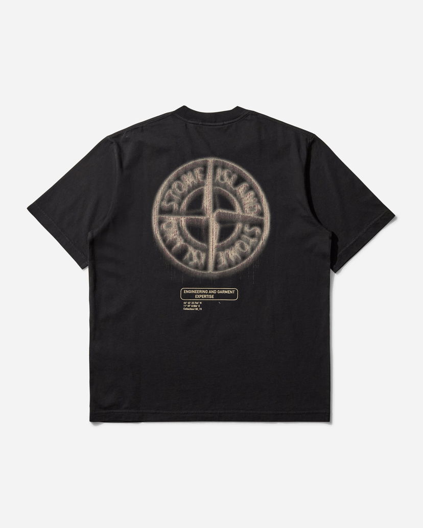 Majica Stone Island Bleeding Numbers T-Shirt Črna | K2S15-2100037-S0197 V0029