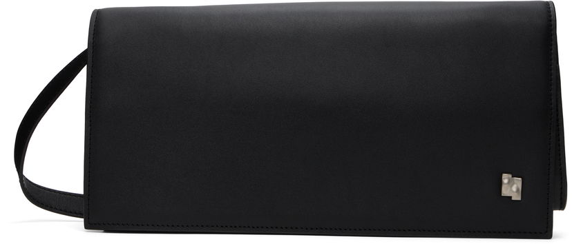 Torba za čez ramo ADER ERROR ADER error Leather Shoulder Bag Črna | BN01FWBA2002BK