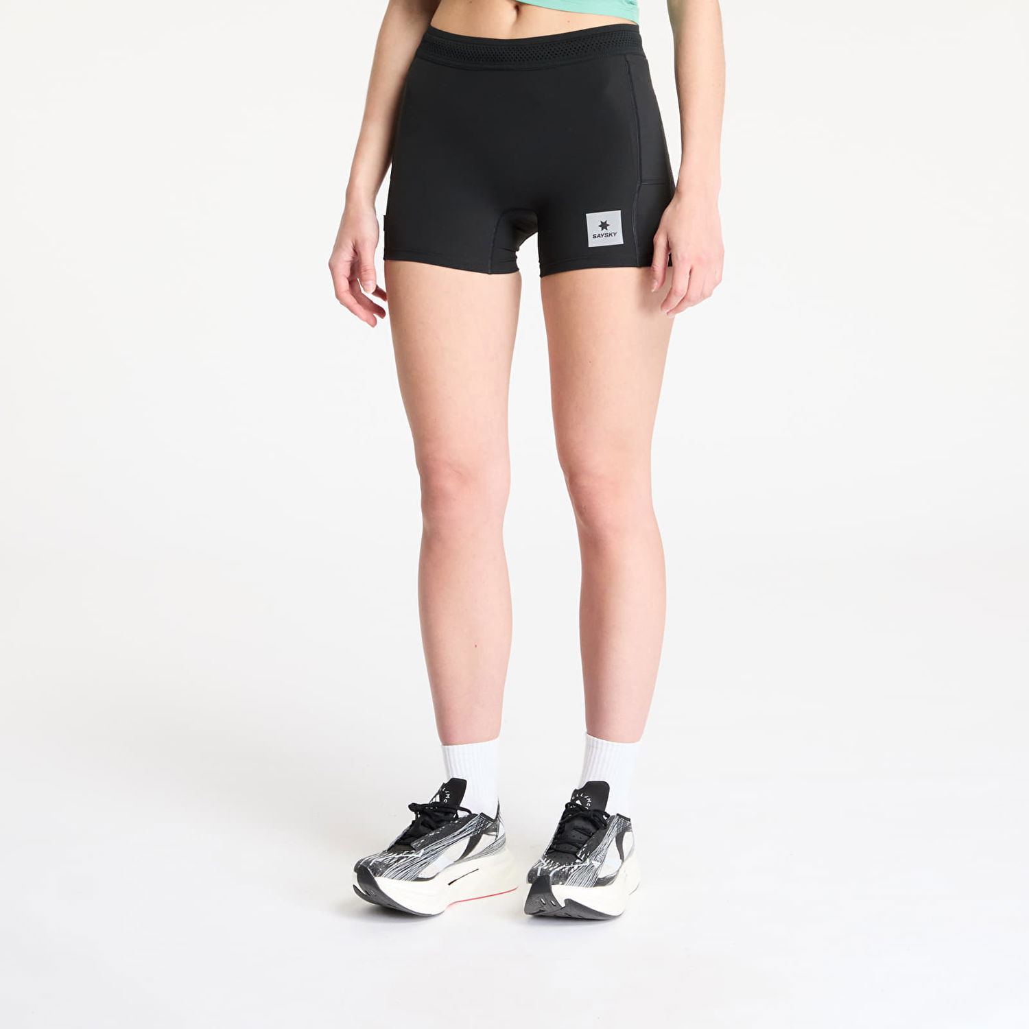 Kratke hlače Saysky SAYSKY Flow+ Race Short Tights 4" Črna | XWRST62C901, 0