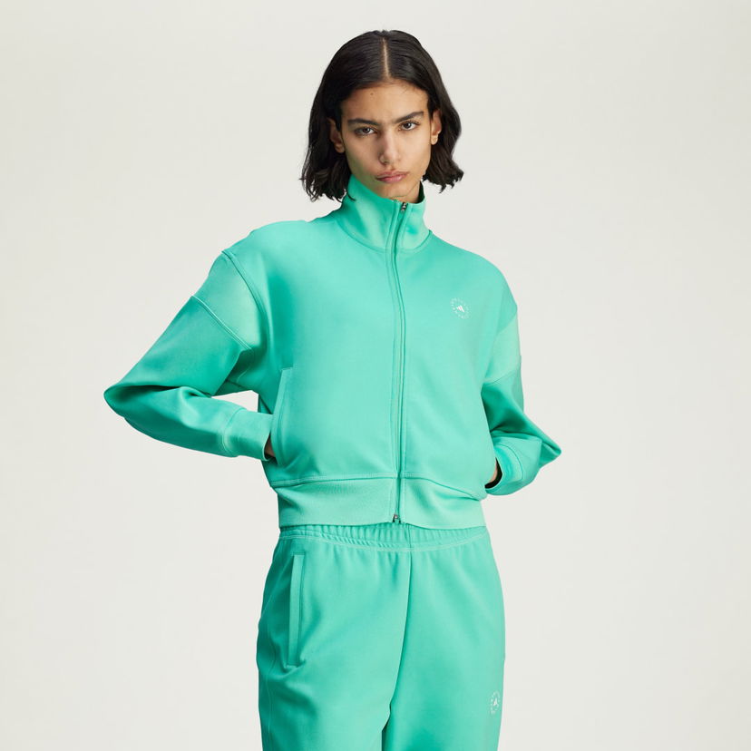 Jakna adidas Performance adidas by Stella McCartney Knitted Track Jacket Zelena | JJ0085