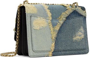 Torba za čez ramo Dolce & Gabbana Crossbody Bag With Logo Modra | BB7599 A9U75, 2