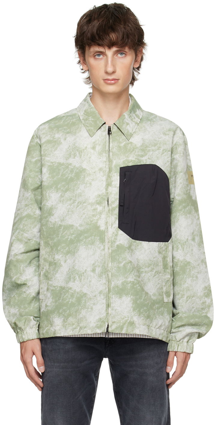 Vetrovka Paul Smith PS Paul Smith Printed Jacket Zelena | M2R-311Y-L21845