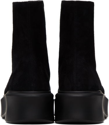 Oblačila The Row The Row Zipped I Suede Boots Črna | F1144-L25, 1