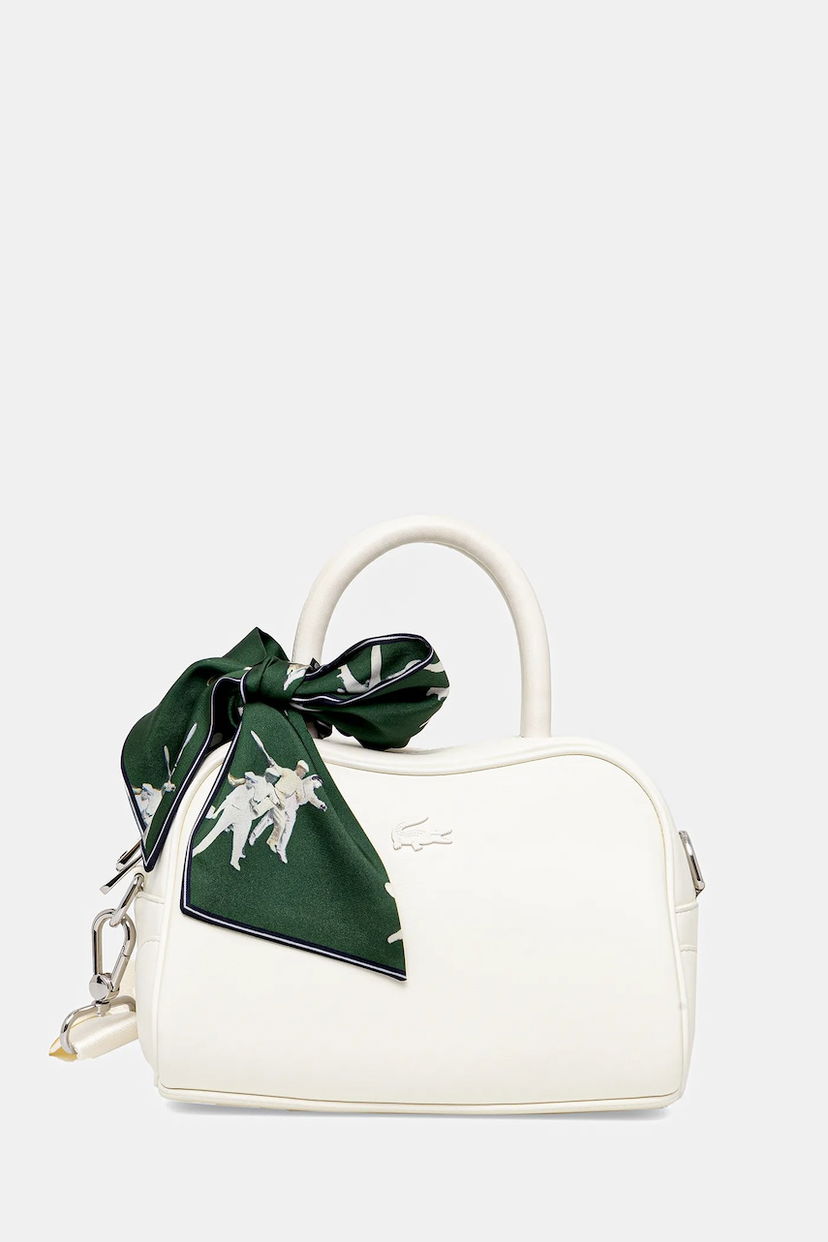 Torbica Lacoste Lacoste Women's Small Bowling Bag with Scarf Bela | NF4973FZ