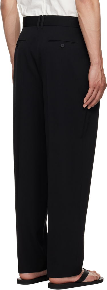 Hlače The Row The Row Silas Pleated Trousers Črna | 909-W3598, 2
