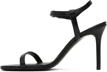 Modni dodatki Courrèges Courrèges AC Heeled Sandals Črna | 125SSD028AG0030, 2