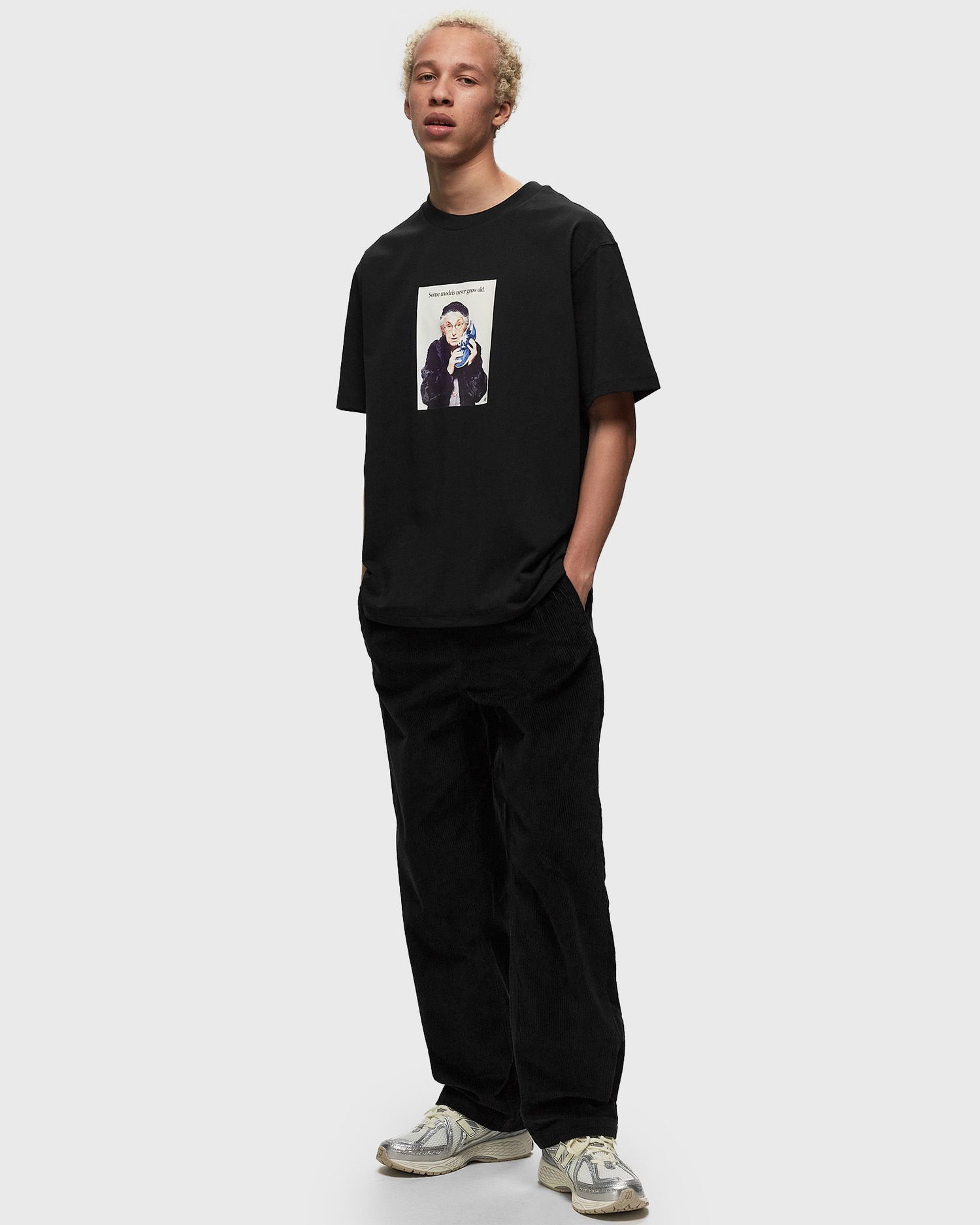 Majica New Balance Athletics Models Never Age Relaxed Tee Črna | MT41548-BK, 1