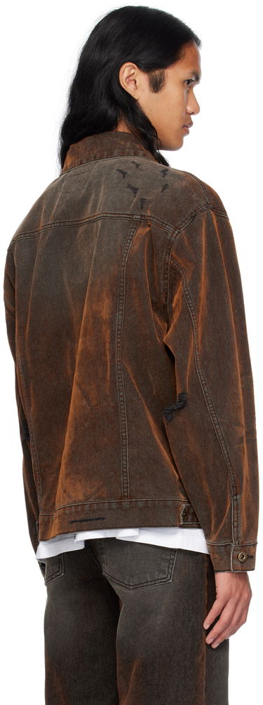 Jakna We11done We11done Distressed Denim Jacket Rjava | WD-DJ2-24-399-M-BK, 2