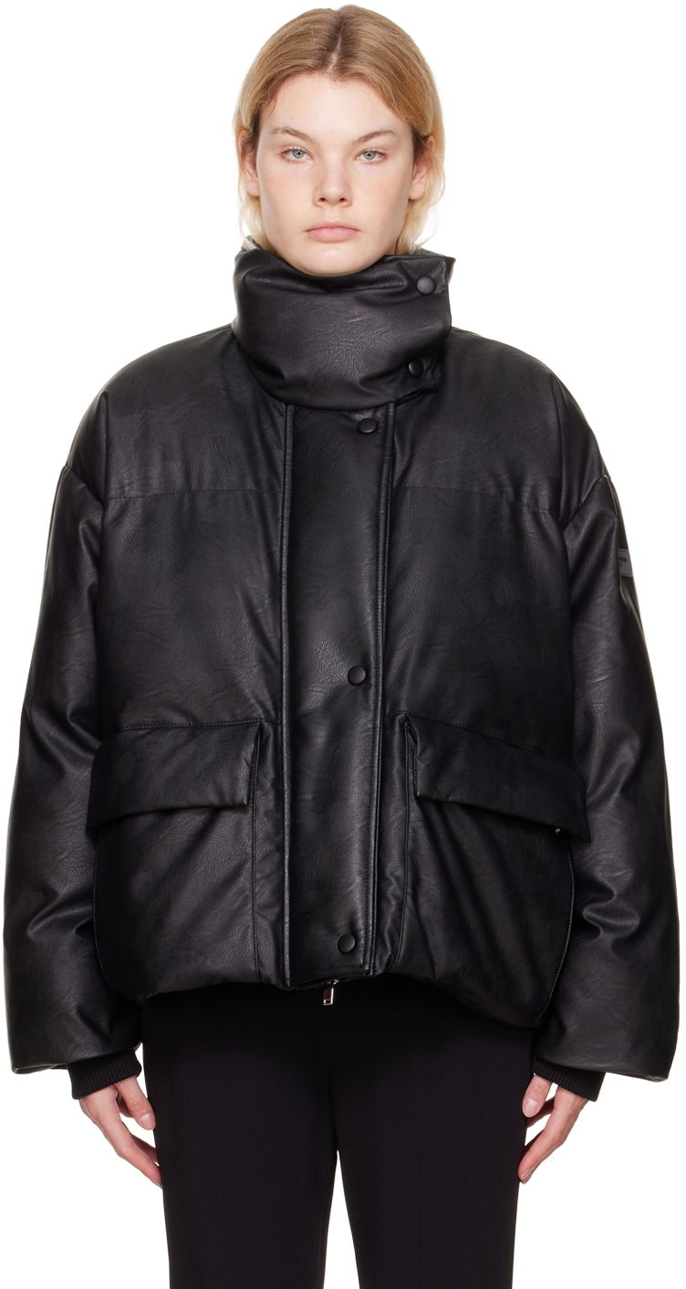 Puhovka Stella McCartney Stella McCartney Alter Mat Puffer Jacket Črna | 680025SKB20