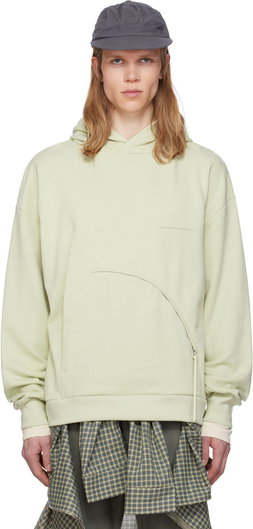 Pulover Post Archive Faction (PAF) Post Archive Faction (PAF) 8.0 Center Hoodie Zelena | 8.0 THC-LY