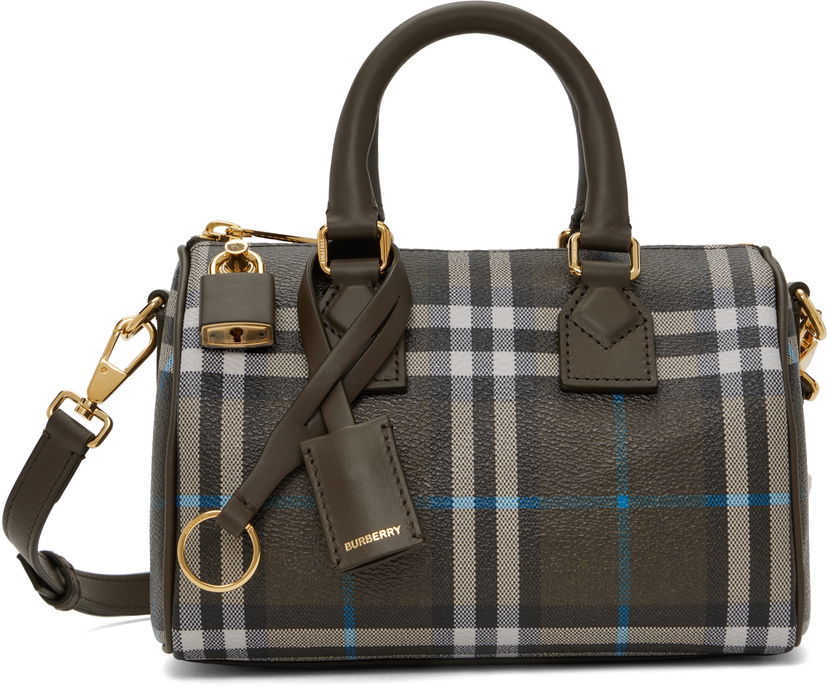 Torbica Burberry Burberry Mini Check Bowling Bag Večbarvna | 8108262