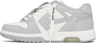 Superge in čevlji Off-White Out Of Office Calf Leather "White Grey" Siva | OMIA189C99-LEA007-0109, 2