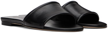 Oblačila Aeyde Aeyde Sumi Leather Slide Sandals Črna | A11-FS-TTTR08FL64-SS24-800-007, 3