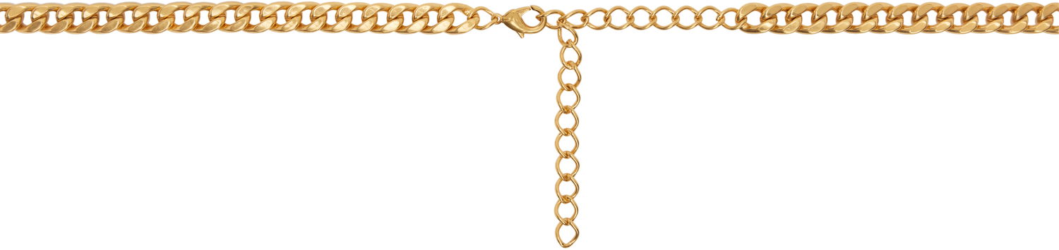 Zapestnica Balmain Balmain Brass Chain Belt with "Je t'aime" Script Kovinski | EN1WJ174MBRA, 1
