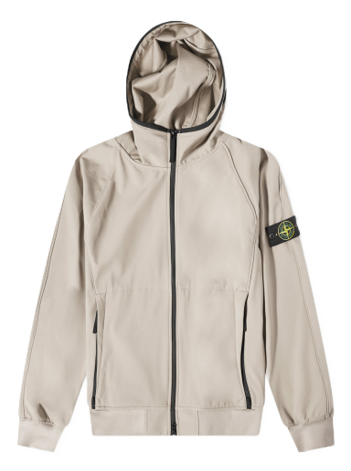Vetrovka Stone Island Light Soft Shell-R Hooded Jacket Bež | 781540927-V0092