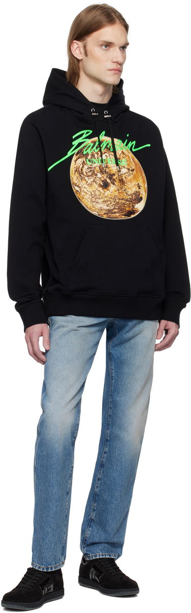 Kavbojke Balmain Balmain Regular Fit Jeans Modra | EH0MI083DF44, 3