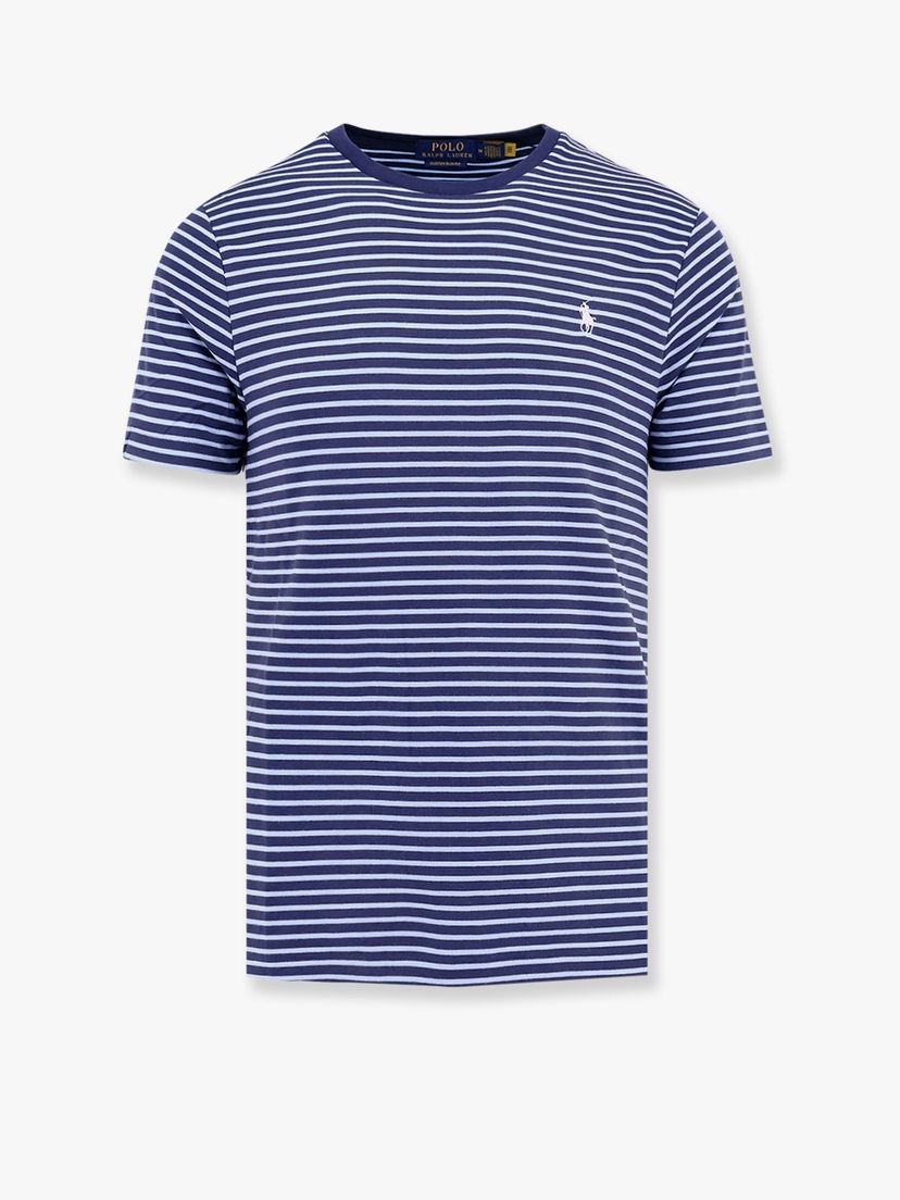 Majica Polo by Ralph Lauren Striped Crew Neck T-Shirt by Polo Ralph Lauren Modra | 710961128003