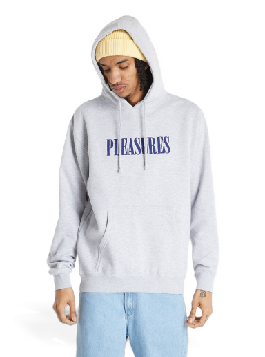 Pulover Pleasures Tickle Logo Hoody Siva | P22SP056 Grey