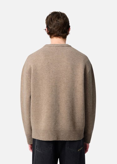 Pleteni pulover AXEL ARIGATO Milo V-neck Cardigan Bež | A3558001, 3