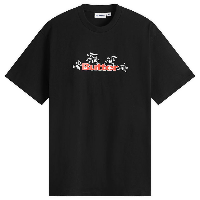 Majica Butter Goods Tempo Logo T-Shirt, Size Large Črna | BG252100-BLK