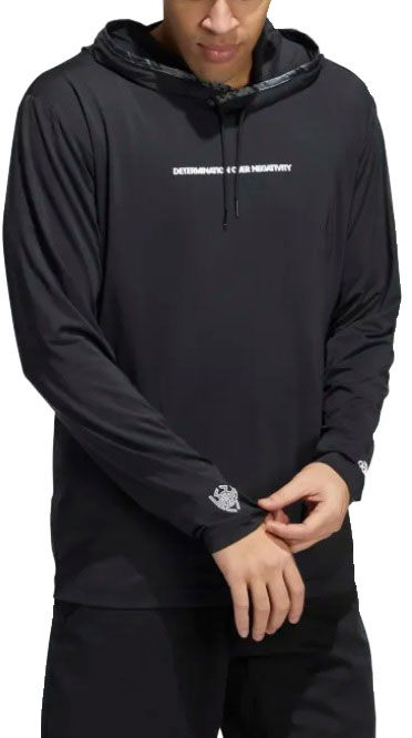 Pulover adidas Performance Hoodie With Hood Črna | hi1383