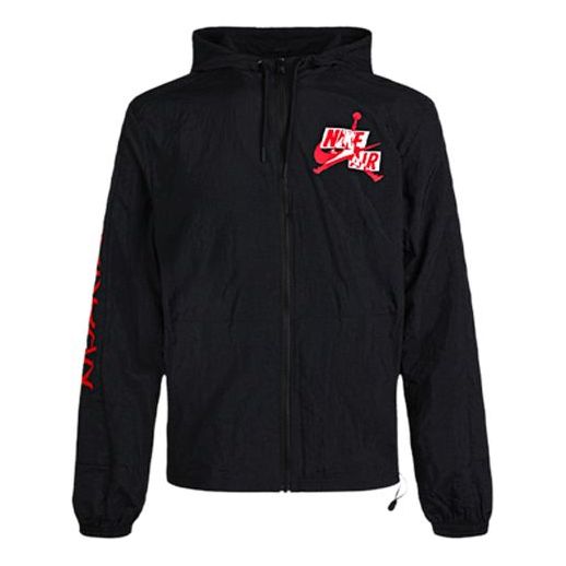 Vetrovka Jordan Jordan Jumpman Hooded Windbreaker Jacket Črna | CN3824-010