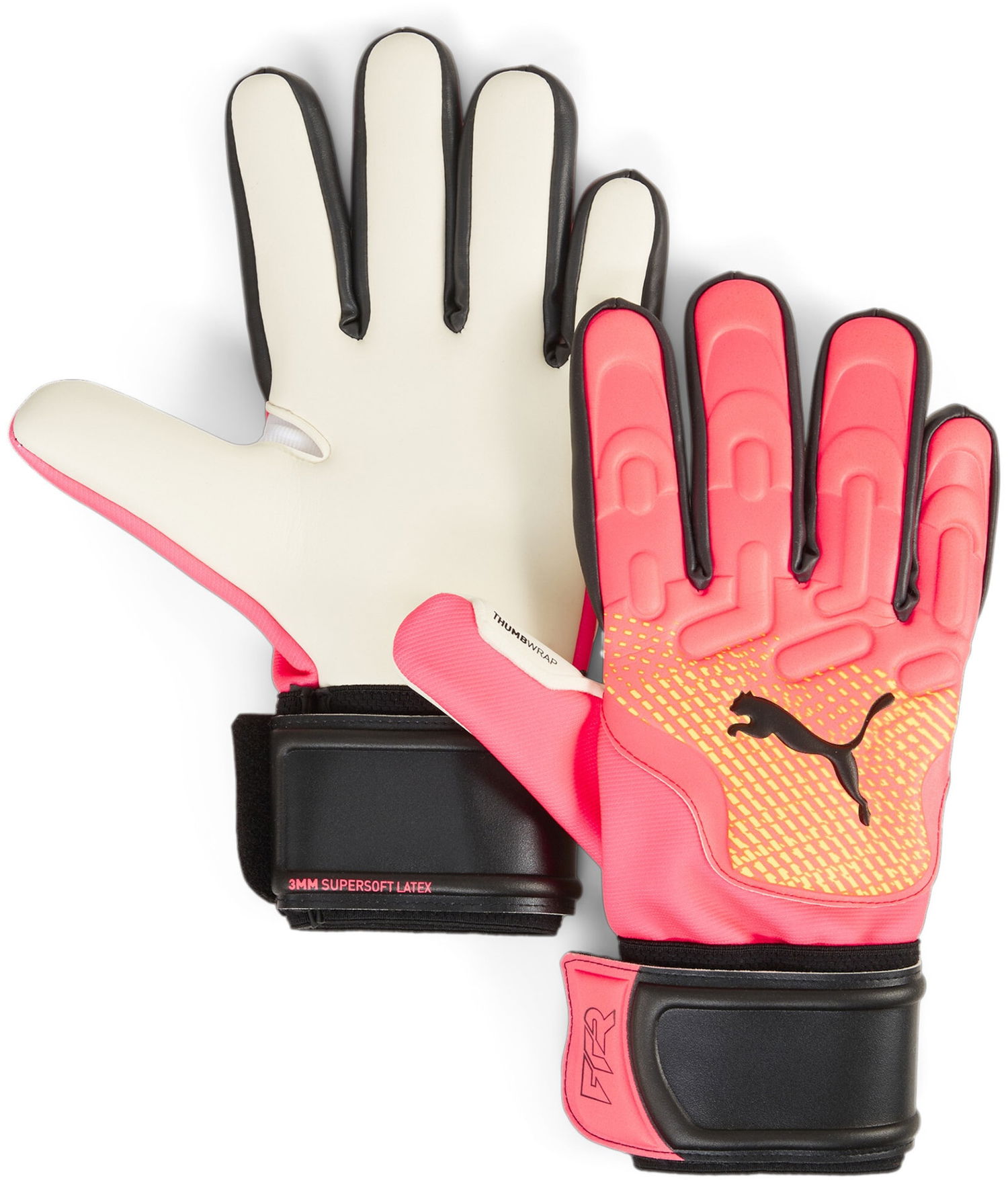 Rokavice Puma Goalkeeper Gloves FUTURE Match NC with 3MM Supersoft Latex and Thumbwrap Roza | 041926-02, 0
