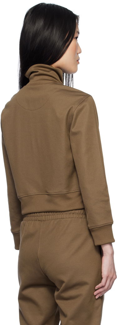 Trenirka The Attico The Attico Cropped Track Jacket Rjava | 250WCF00022 JJJ055AA, 2