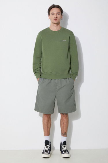Pleteni pulover A.P.C. A.P.C. Item Crewneck Sweatshirt Zelena | COFBQ.H27608.KAE, 1