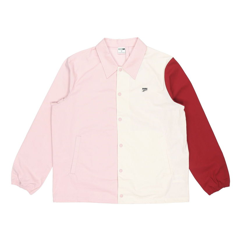 Bomber jakna Puma PUMA Embroidered Logo Colorblock Coaches Jacket Večbarvna | 532172-36