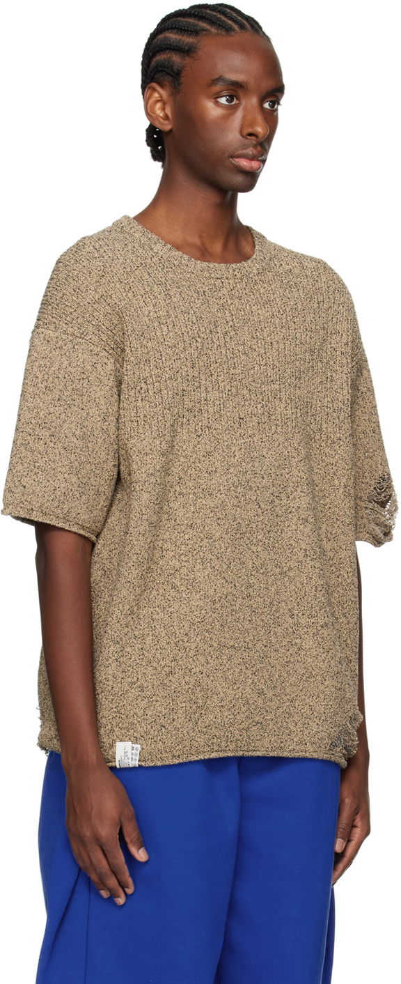 Majica ADER ERROR Distressed T-Shirt Bež | BN01SSKT0501BG, 1