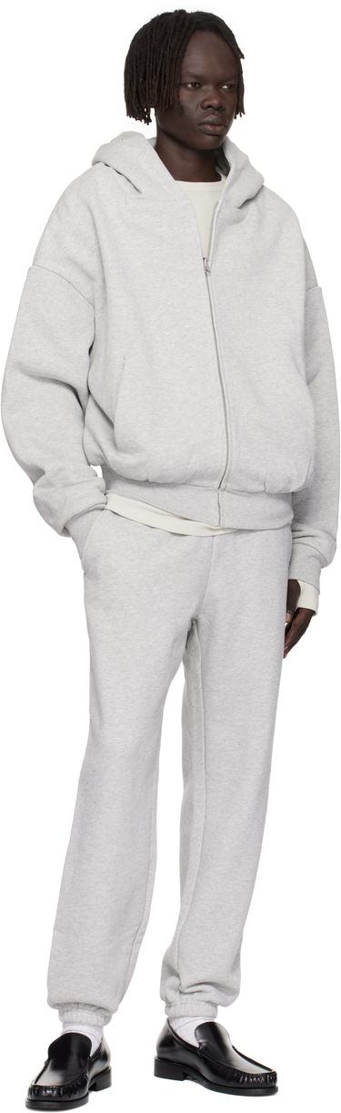 Pulover Entire Studios Entire Studios Thermal Zip-Up Hoodie Siva | ES2488SI, 3