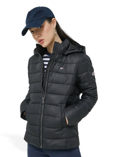 Puhovka Tommy Hilfiger Puffer Jacket Črna | DW0DW13741.9BYY