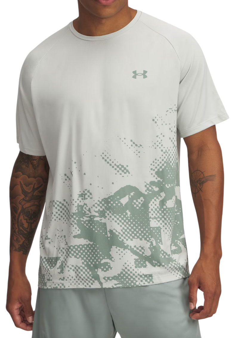 Majica Under Armour Tech Fade Short Sleeve T-Shirt Zelena | 1390209-377