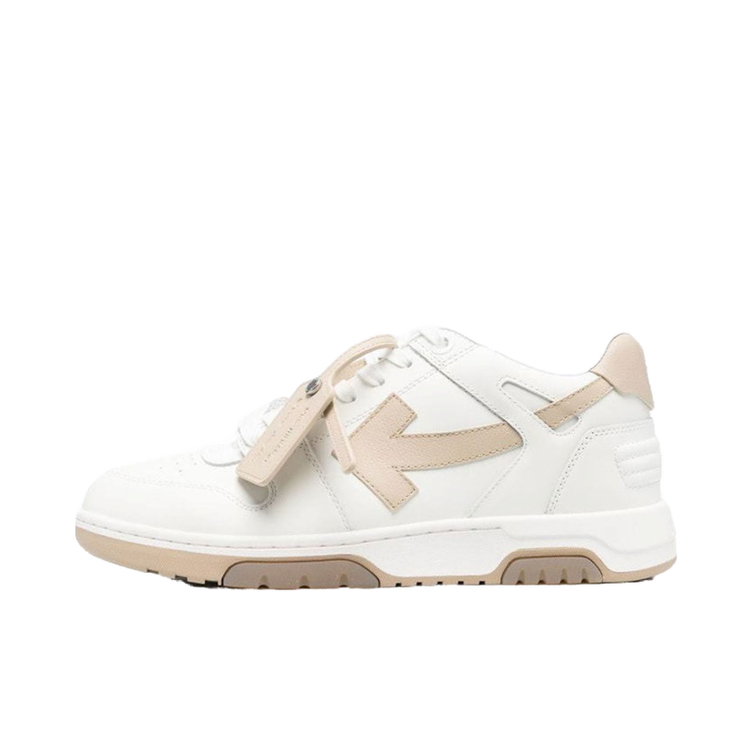 Superge in čevlji Off-White Out Of Office OOO Low Tops White Sand Bela | OMIA189S23LEA0010117