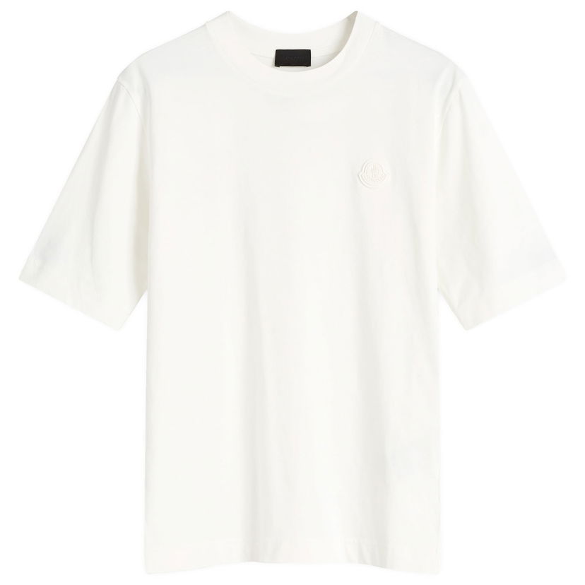 Majica Moncler Moncler Logo Short Sleeve T-Shirt, Size Large Bela | 8C000-05-89A17-034