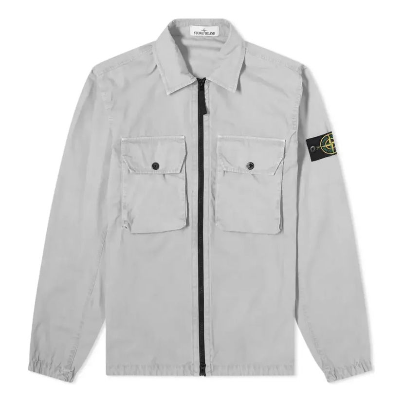Srajce Stone Island Two Pocket Shirt Jacket Siva | 7515113WN-V0161